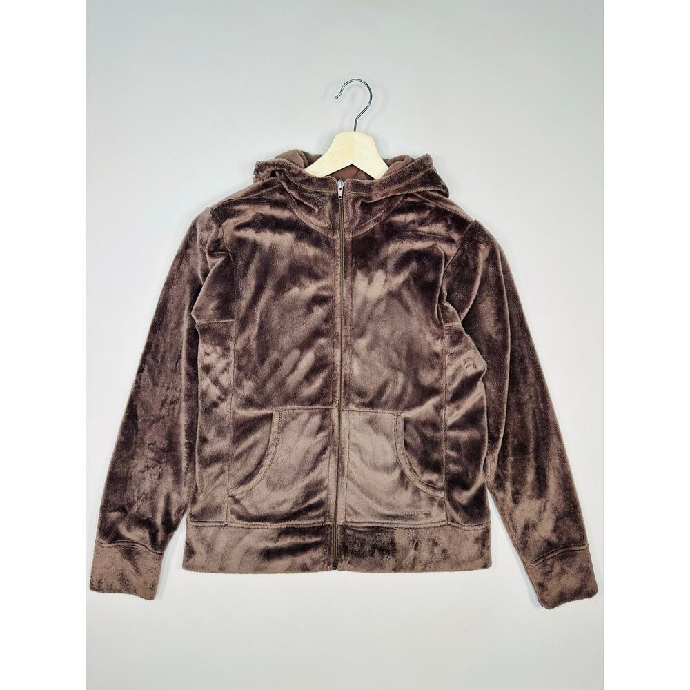 Patagonia Plush Velour Zip Front Hooded Jacket Size Medium